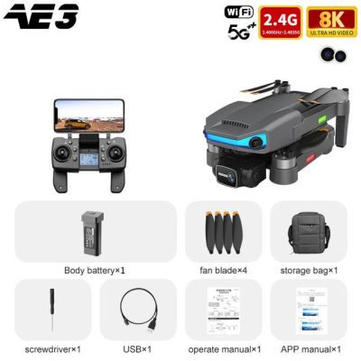 AE3 Pro Max Drone - Görsel 2