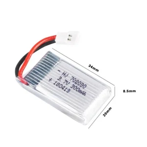3.7V 300mAh Lipo Batarya ve Şarj Cihazı - İha Üretim Merkezi