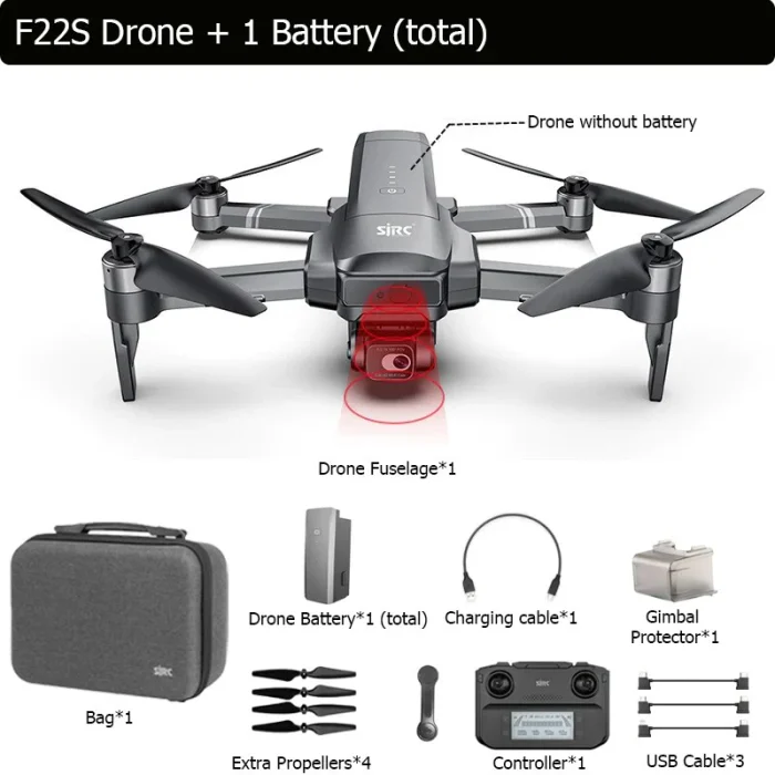 SJRC F22S Drone - Görsel 5