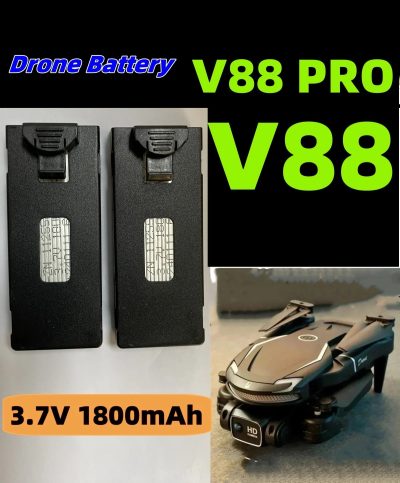 V88 Drone Bataryası 3.7V 1800mAh - Görsel 3