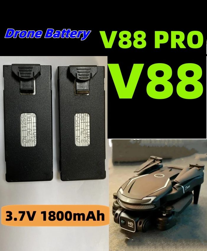 V88 Drone Bataryası 3.7V 1800mAh - Görsel 3