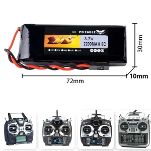 YW 3.7V 2200mAh 8C Lipo Batarya - İha Üretim Merkezi