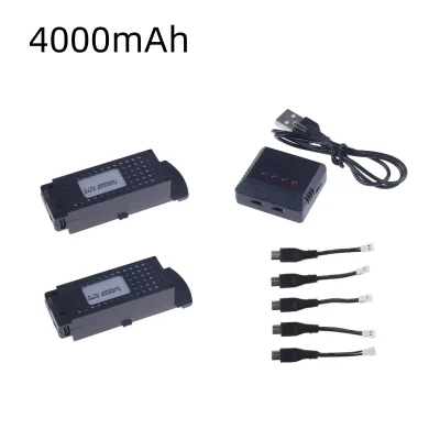 3.7V 4000mAh Drone Bataryası