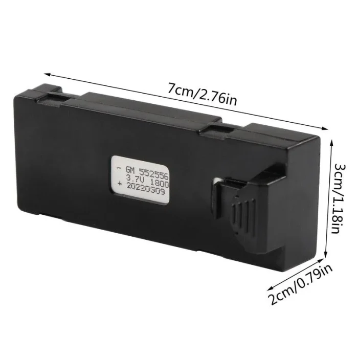 M2EC 3.7V 1800mAh RC Drone Batarya Aksesuarı - Görsel 1