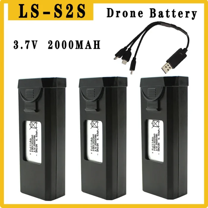 3.7V 2000mAh Drone Bataryası - Görsel 4